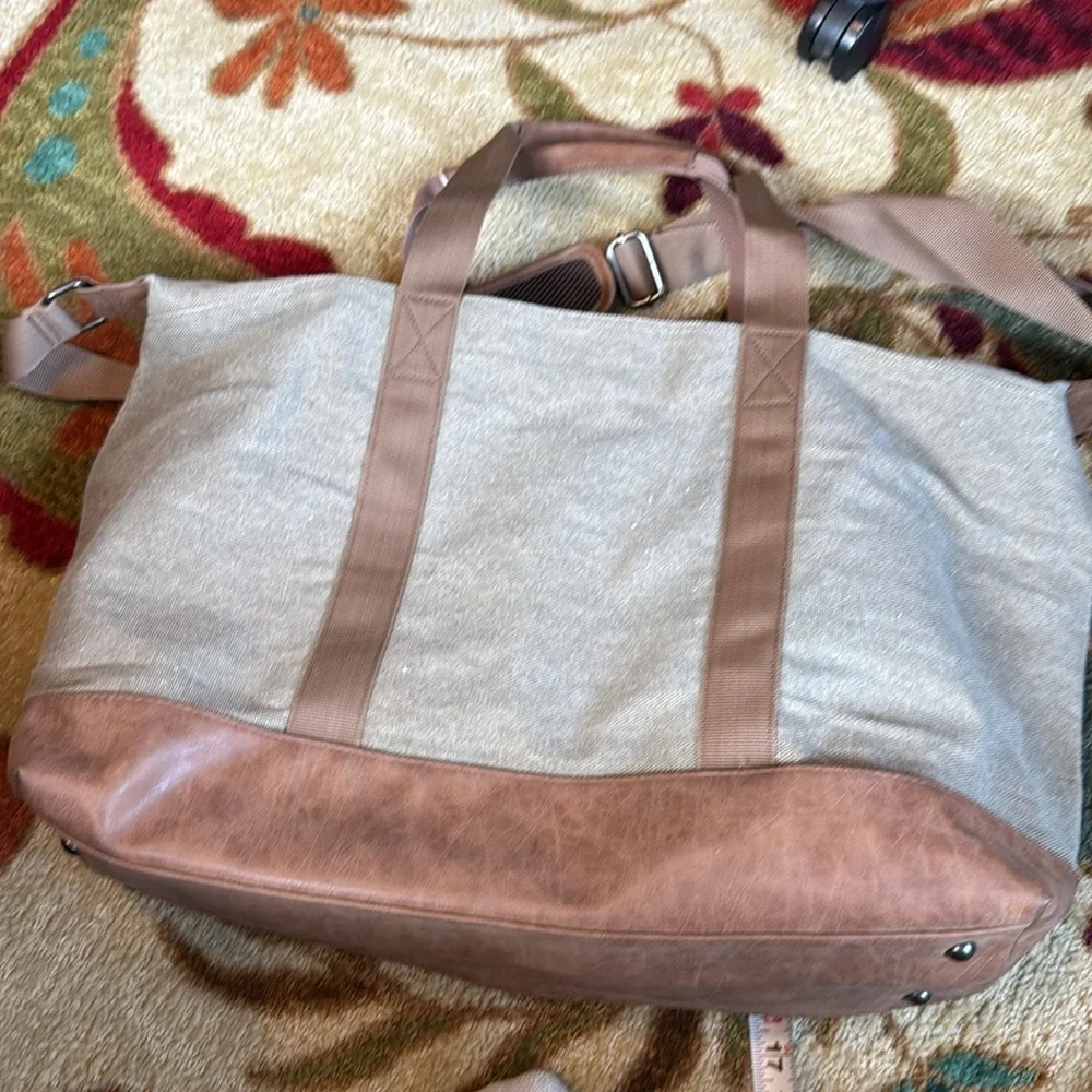 Buffalo David Bitton Messenger Weekender Travel Bag Canvas Cross Body